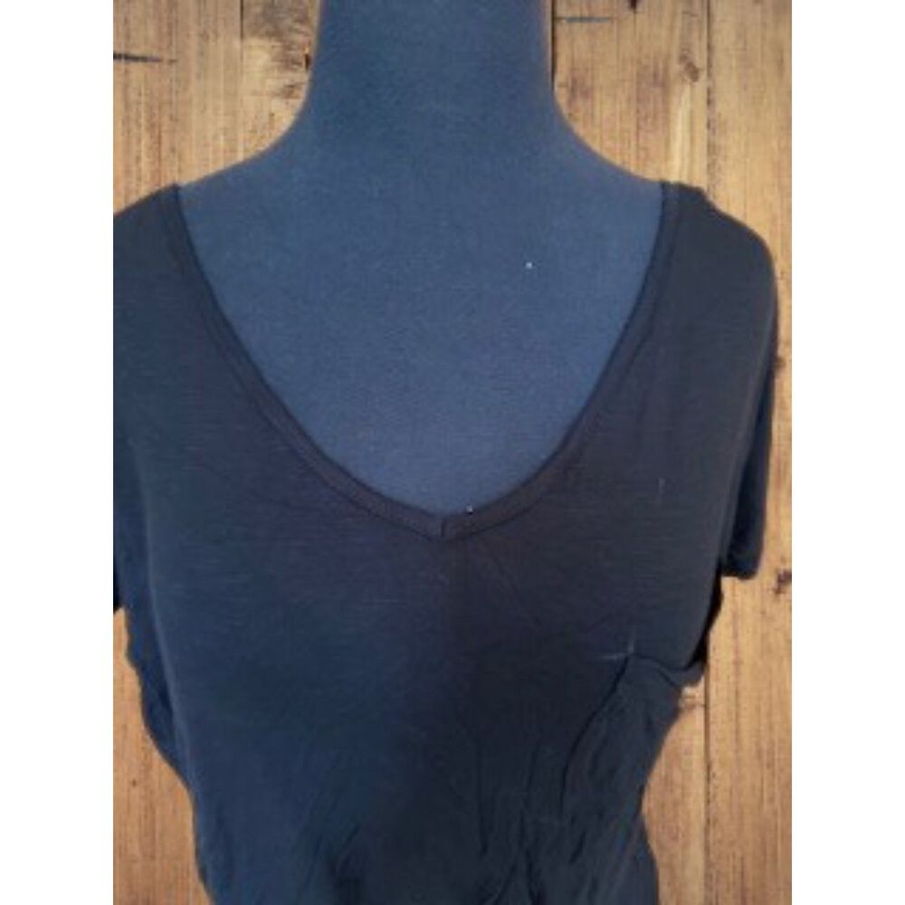 Black Burn Out Tee  T1451L Large  (I)  NWt Boutique